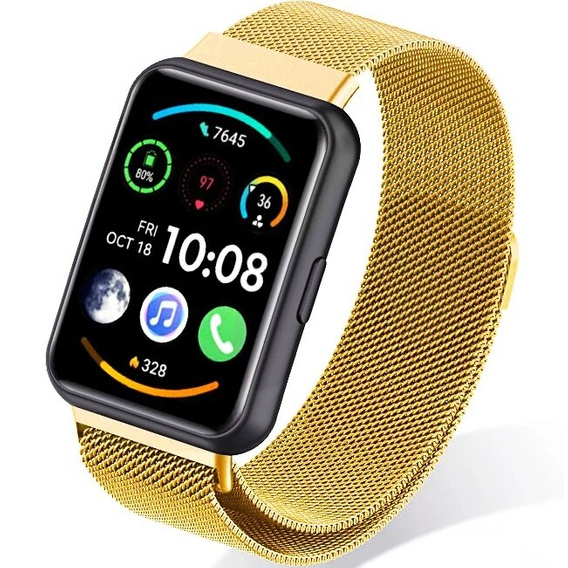 Браслет  MilaneseBand для Huawei Watch Fit 2 - Gold