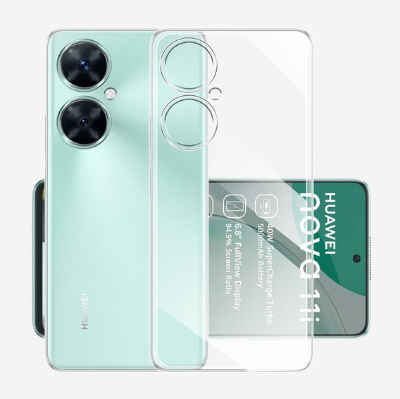 Тонкий корпус для Huawei Nova 11i, Slim, прозрачный