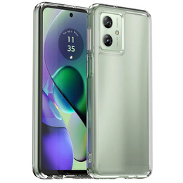 Чехол до Motorola Moto G54 5G, Fusion Hybrid, прозрачный