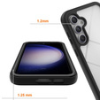 Чoхол Shockproof до Samsung Galaxy A35 5G, із захисним екраном, чорний