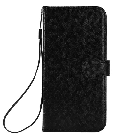 Чехол с откидной крышкой для Oppo Reno 14, Wallet Rhombus, черный