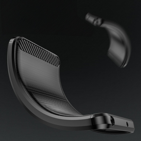 Чoхол до Motorola Edge 60 / 60 Fusion, Carbon, чорний