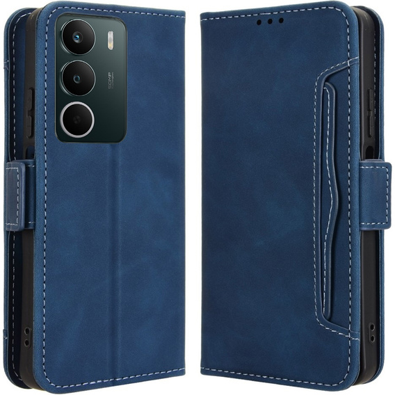 Футляр з клапаном для Realme C71, Card Slot, темно-синій