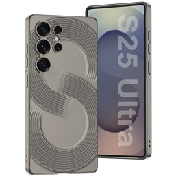 Чехол до Samsung Galaxy S25 Ultra, GKK Leather, чёрный
