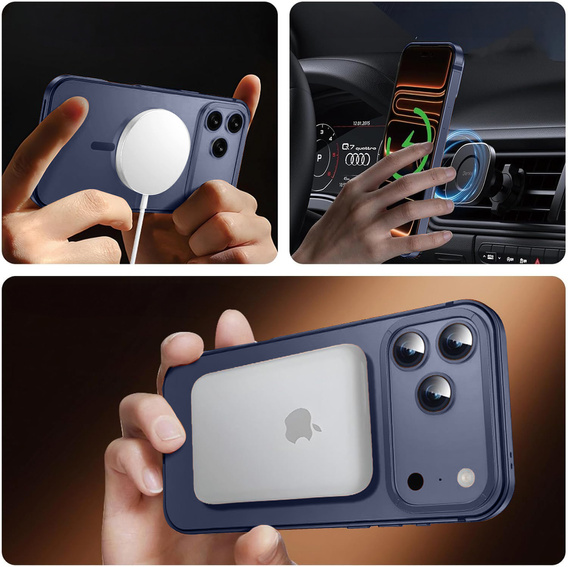 Чохол Metal Frame для MagSafe для iPhone 17 Pro