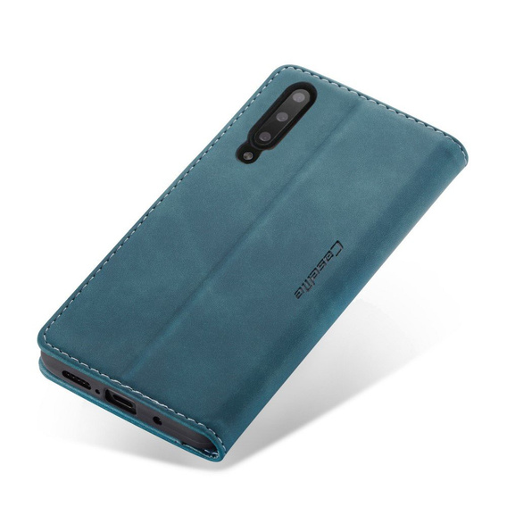 Чехол CASEME для Samsung Galaxy A50, Leather Wallet Case, синий