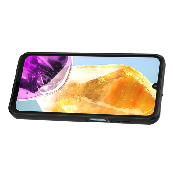 Чохол для Samsung Galaxy M15 5G, KickStand Camera Lens, чорний