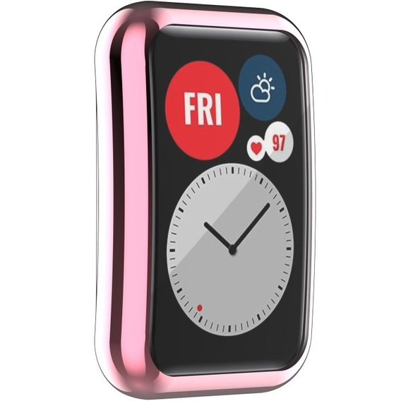 Чехол 2в1 с защитой экрана для часов Huawei Watch Fit, Pink