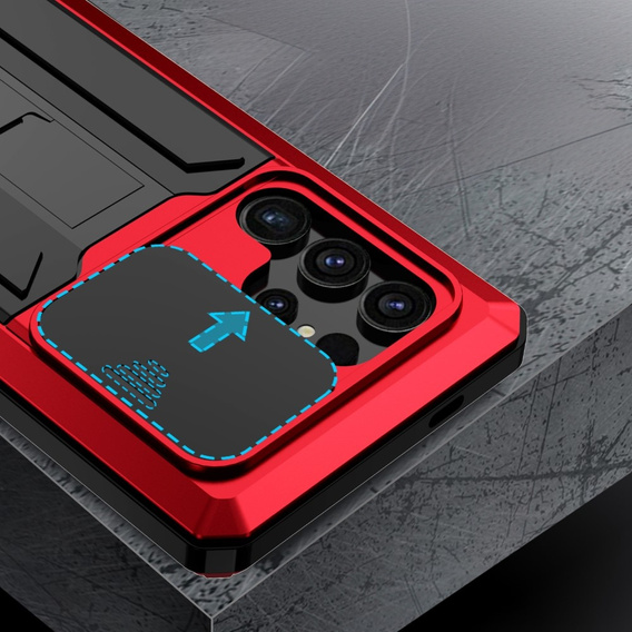 Броньований чохол для Samsung Galaxy S24 Ultra, R-JUST, червоний