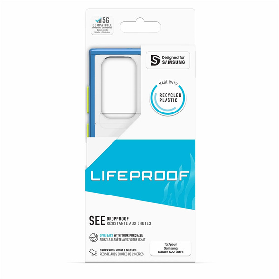 Чохол LifeProof для Galaxy S22 Ultra - SEE - Blue