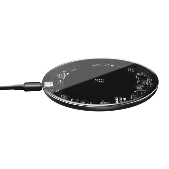 Baseus Simple Беспроводное индуктивное зарядное устройство 15 Вт, Black