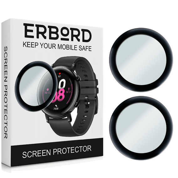 2x Гібридне скло ERBORD для Huawei Watch GT 2 42MM