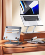 Стальная подставка для ноутбука до 17", ERBORD P89, серый