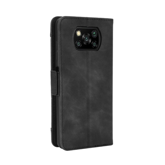 Откидной чехол для Xiaomi Poco X3 NFC / Poco X3 Pro, Card Slot, чёрный