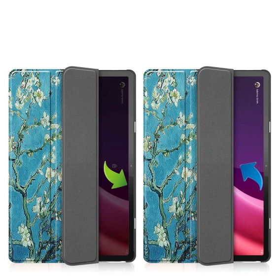 Чехол для Lenovo Tab P11 Gen 2 TB350FU TB350XU 11.5", Smartcase, Flowers