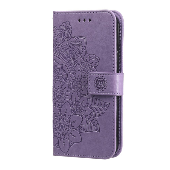 Откидной чехол для Samsung Galaxy A13 4G, Mandala Flower, фиолетовый