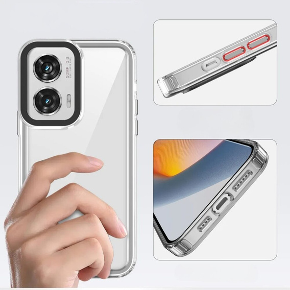 Чoхол до Motorola Edge 50 Fusion 5G, Fusion Hybrid, прозорий