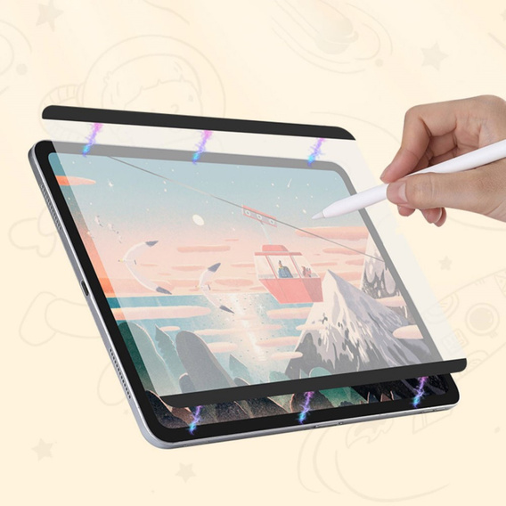 Захисна плівка PVC Paper feel для iPad Air 10.9" 2022/2020 (5/4 gen.) / Pro 11" 2022/2021/2020/2018 (4/3/2/1 gen.), прозорий