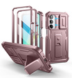 Бронированный чехол для Samsung Galaxy A16, Dexnor Full Body (Two Frames), розовый