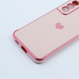 Чoхол до Samsung Galaxy S21 FE, Electro heart, рожевий rose gold