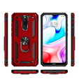 Броньований Чoхол до Xiaomi Redmi 8 / 8A, Nox Case Ring, червоний