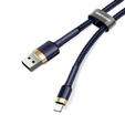 BASEUS Cafule Кабель Lightning 2,4A 1M - Blue/Gold