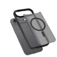 Матовый чехол для iPhone Air, для MagSafe, полупрозрачный черный