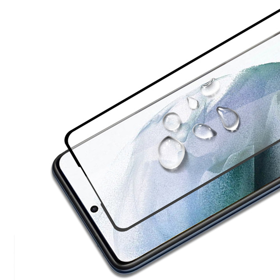 Загартоване скло Mocolo Full Glue для Samsung Galaxy S22 5G, чорна рамка