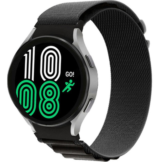 Нейлоновый ремешок до Samsung Galaxy Watch 4 5 40/42/44/46/45MM Pro, Black