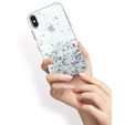 Чехол до iPhone X/XS, Glittery, прозрачный