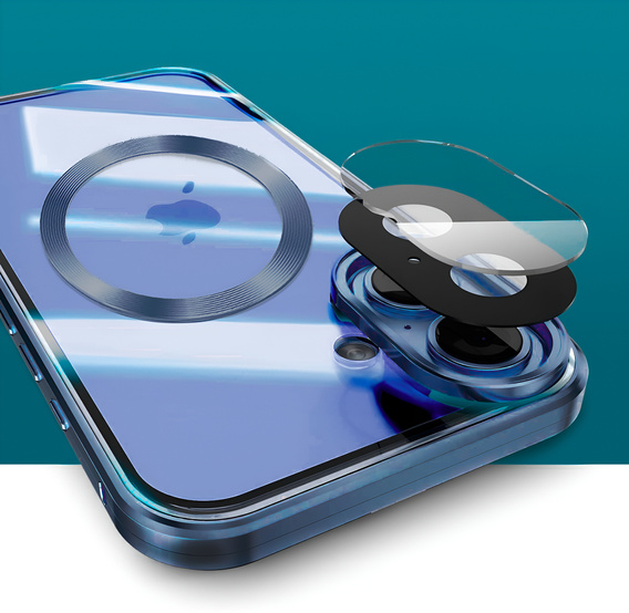 Магнітний чохол Dual Glass MagSafe для iPhone 16, м'яти