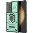 Чохол для Samsung Galaxy S24 Ultra, KickStand Camera Lens, зелений