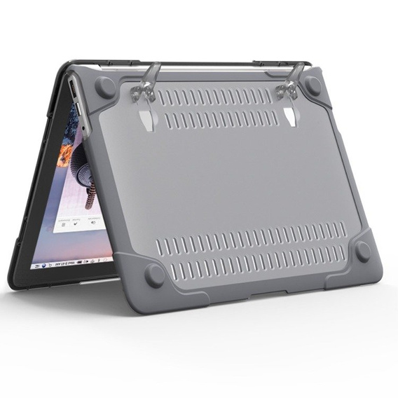 Чехол Kickstand Full Protection для Macbook Air 13 A1369/A1466 - Grey