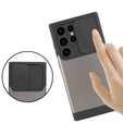Чoхол до Samsung Galaxy S24 Ultra, ERBORD MagProtect Slide Camera, сірий gunmetal