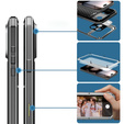 Чехол для iPhone 15 Pro, бронированный, со встроенным стеклом, красный