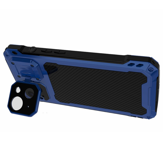 Чохол для iPhone 14 Pro, CamShield Case, з підставкою, м'яти / чорний