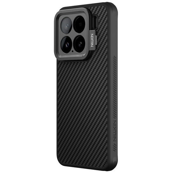 Чохол для Xiaomi 15, броньований Nillkin, Carboprof Case, для Magsafe, чорний