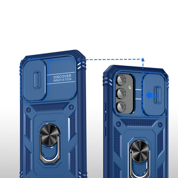 Чехол NOX Camera Slide Samsung Galaxy A54 5G, CamShield Slide, синий