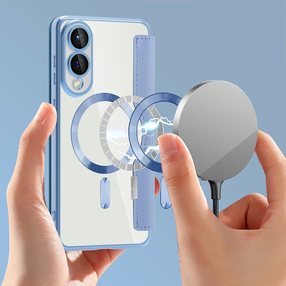 Чохол-книжка для Samsung Galaxy S25 Edge, RFID Wallet MagSafe CamShield, м'яти