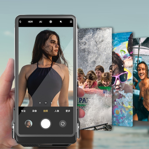 Универсальный водонепроницаемый чехол SEA FROGS, SF-PH-03, черный 