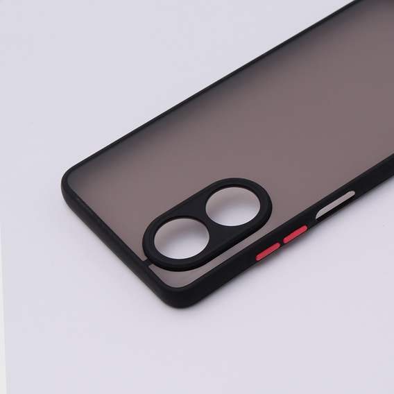 Тонкий чохол до Oppo A78 5G, Slim, прозорий / чорний