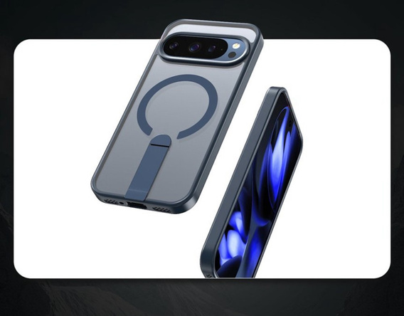 Гибридный чехол Fusion для Google Pixel 10 Pro XL, для MagSafe, с подставкой, синий