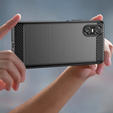 Чoхол до Sony Xperia 10 VI, Carbon, чорний