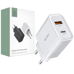 SPIGEN PowerArc PE2007 Uniwersalna Ładowarka Sieciowa PD60W/QC3.0, White