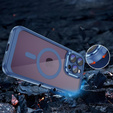 Чехол для iPhone 15 Pro, ERBORD Impact Guard, MagSafe, синий