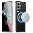 Защитный чехол для камеры Samsung Galaxy S23 Ultra, CamShield MagSafe, прозрачный / серебряный