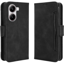 Откидной чехол для Xiaomi Poco X7 Pro 5G, Card Slot, чёрный