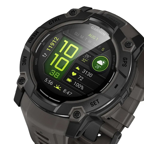 2x Гібридне скло ERBORD для Garmin Instinct 3 50mm