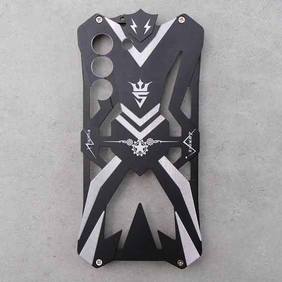 Бронированный чехол для Samsung Galaxy S22, Aluminum Alloy, чёрный