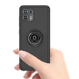 Чехол для Motorola Edge 20 Lite, Frosted Ring, синий